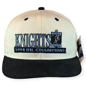 NWT Vintage 1994‎ IHL Champions Atlanta Knights Hockey Snapback Hat #1 Apparel